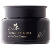 Крем всё-в-одном с экстрактом чёрной улитки Sinabro The Real Black Snail All-in-one Cream